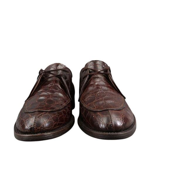 Kow Hoo Shoes Mens 45 Oxfords Exotic Leather Classic Goodyear Welt Handcrafted main image 16